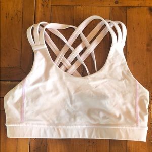 Lululemon Purple clip back sports bra